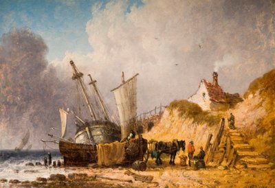 Coast Scene, 1836 by John Ward